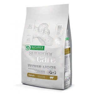 NATURE`S PROTECTION SUPERIOR CARE DOG MINI WHITE sausā barība suņiem Jērs 4kg